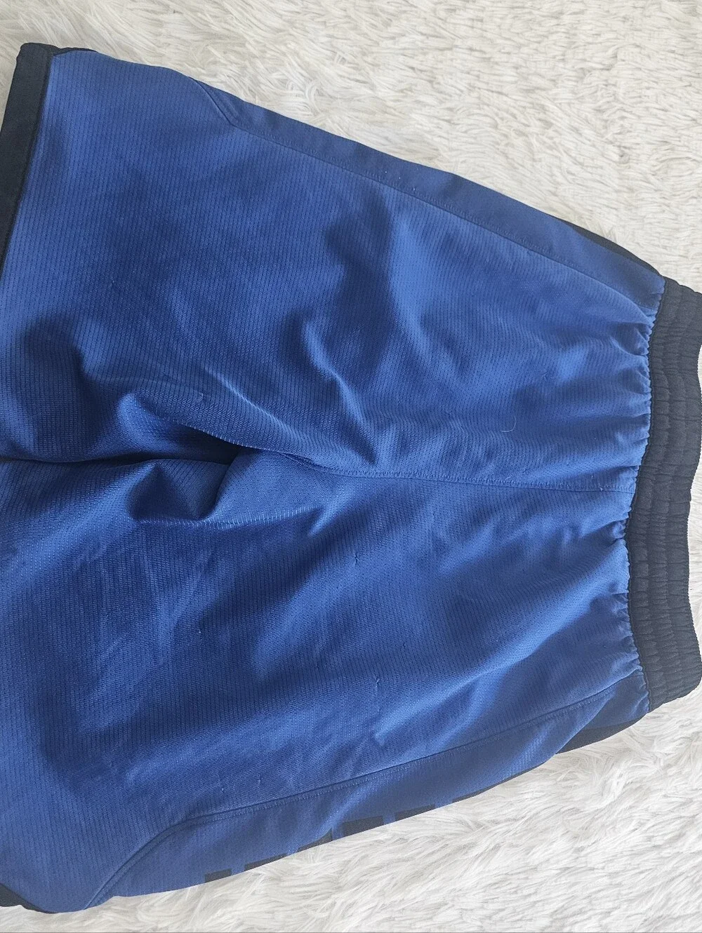 Youth Large Blue And Black Nike Shorts